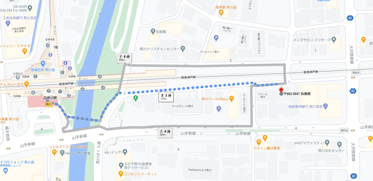 阪急夙川より事務所まで徒歩３分.png